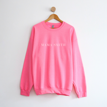 Load image into Gallery viewer, Adult Bright Pink Monochromatic Custom Crewneck
