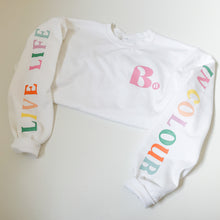 Load image into Gallery viewer, Adult ‘Live Life in Colour’ Crewneck
