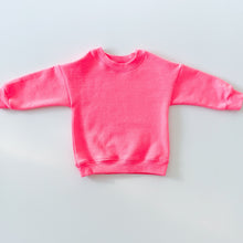 Load image into Gallery viewer, Mini Essential Bright Pink Crewneck
