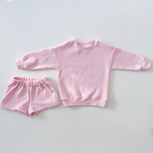 Load image into Gallery viewer, Mini Baby Pink Shorty-Set plain or personalized
