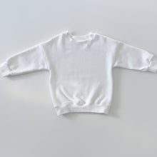 Load image into Gallery viewer, Mini Essential White Crewneck
