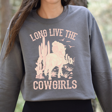 Load image into Gallery viewer, Adult Long Live The Cowgirls Crewneck
